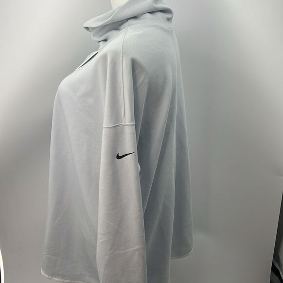 Nike women’s maternity cowl neck training pullover with pockets - Picture 4 of 6